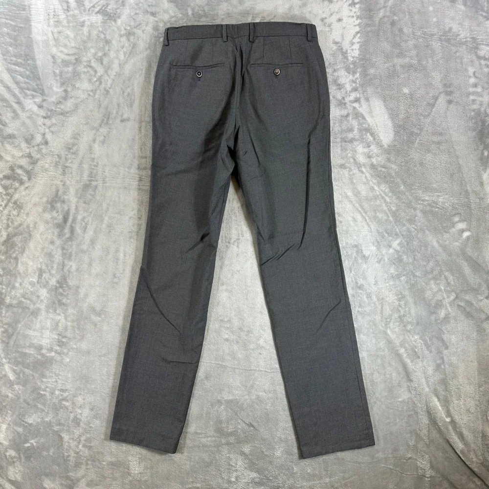Hugo Boss Slim Fit Dress Pants Mens Size 32x32 Gray Trousers